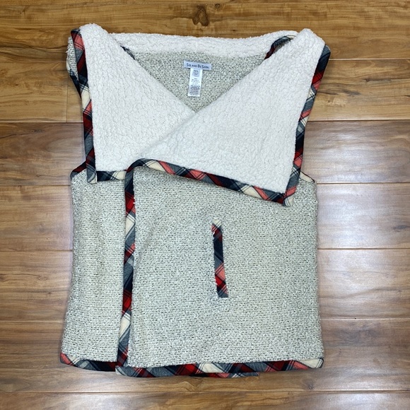 See and Be Seen Vest Cardigan Sweater size M / L cozy & warm - Picture 9 of 10